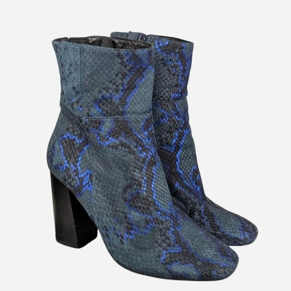 Free People Nolita Snake Embossed Leather Boots.